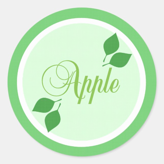 Apple Fruit Label Sticker (Front)