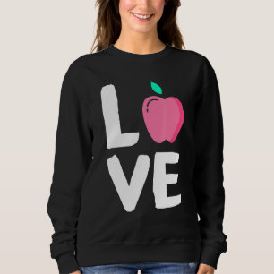 Apple fruit Summer Vegan Apple Juice Sweatshirt