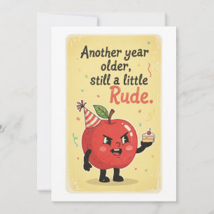 apple funny birthday cards