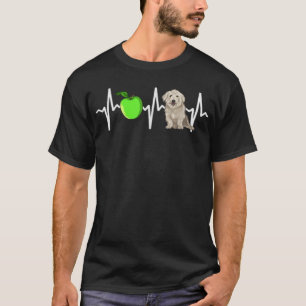Apple Glen of Imaal Terrier Heartbeat Dog Lover  T-Shirt