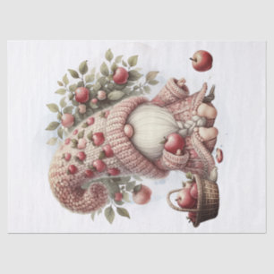 Apple Gnome Tissue Paper
