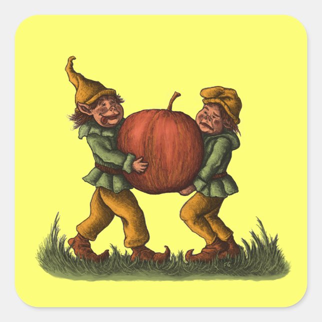 apple gnomes sticker (Front)