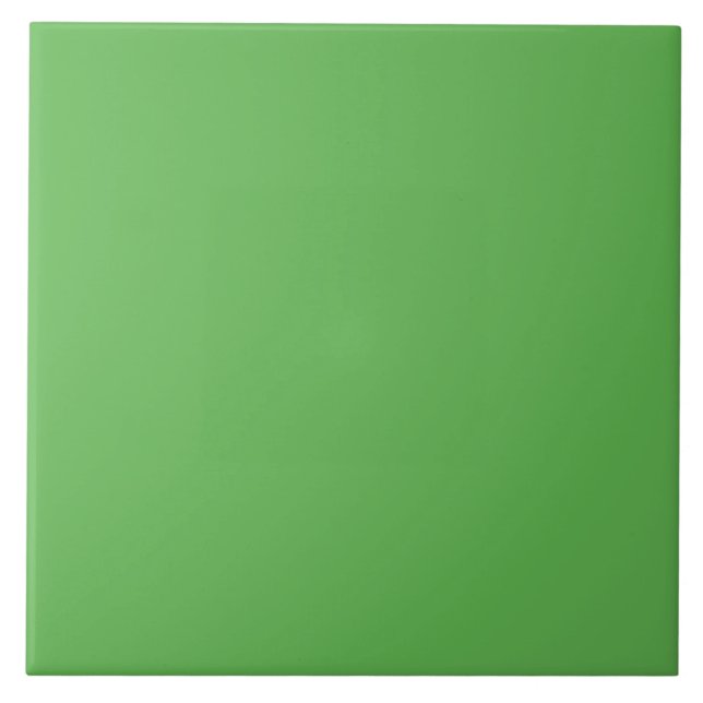 Apple Green Ceramic Tile. Ceramic Tile (Front)