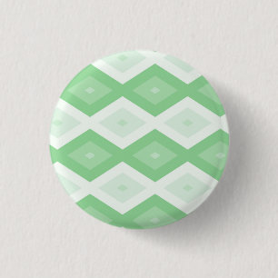 Apple green diamond pattern 3 cm round badge