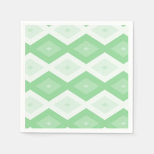 Apple green diamond pattern napkin
