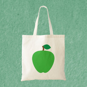Apple Green Fruit Tote Bag