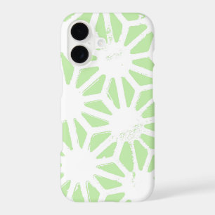Apple green geometric pattern