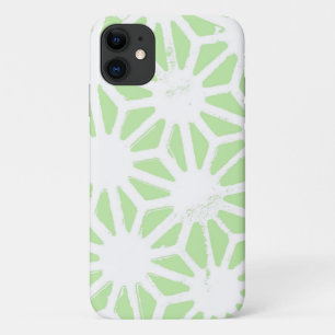 Apple green geometric pattern iPhone 11 case