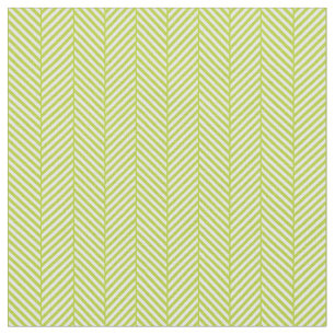 Apple Green Herringbone Fabric