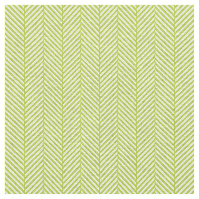Apple Green Herringbone Fabric (Close Up)