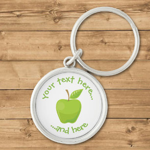 Apple Green Key Ring