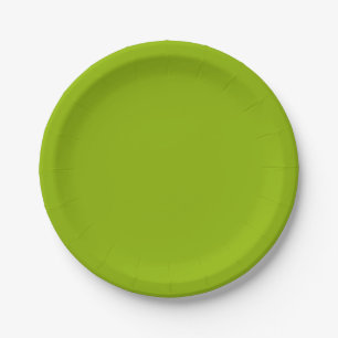 Apple Green Paper Plates