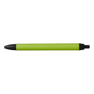 Apple green (solid colour)  blue ink pen