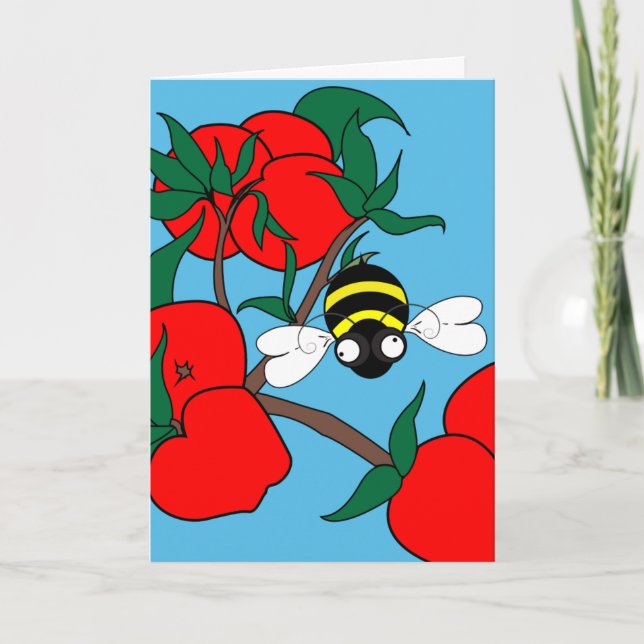 Apple Greeting Card (Sweetness & Light) (Front)