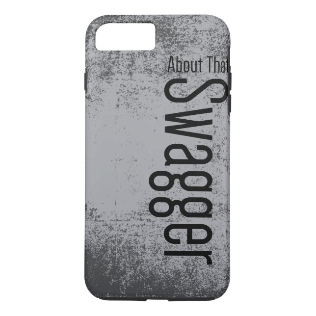 Apple grey swagger iPhone case 7/8 plus (Back)