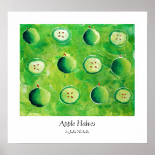 Apple Halves Poster