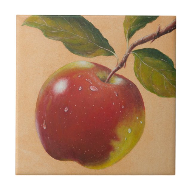 Apple Harvest Ceramic Tile (Front)
