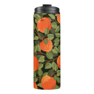 Apple Harvest: Green Leaves Vintage Thermal Tumbler