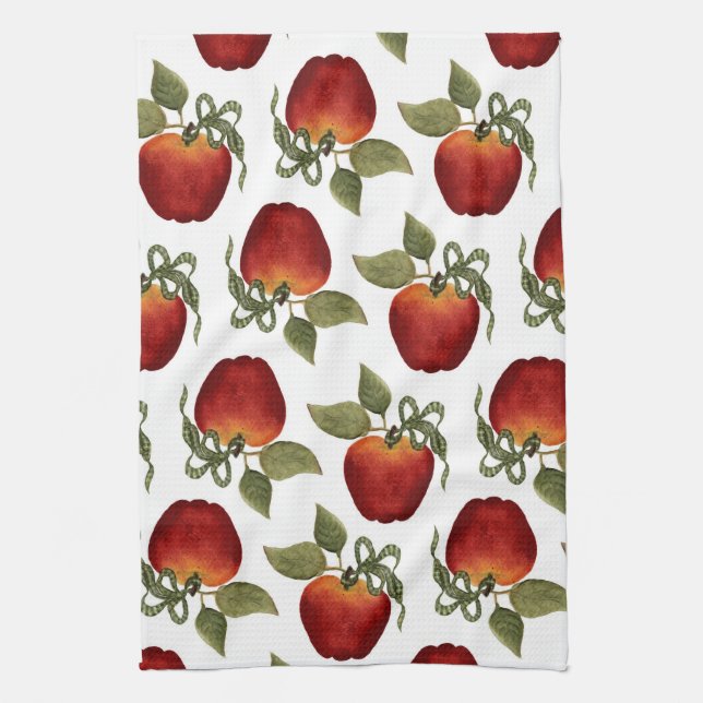 Apple Harvest - Kitchen Towel (Vertical)