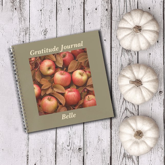 Apple Harvest Thanksgiving Custom Name Purpose Notebook (Creator Uploaded)