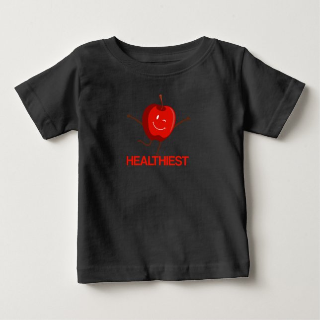 Apple Healthiest Design Baby T-Shirt (Front)