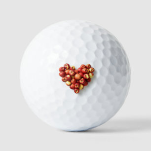 Apple Heart Golf Balls