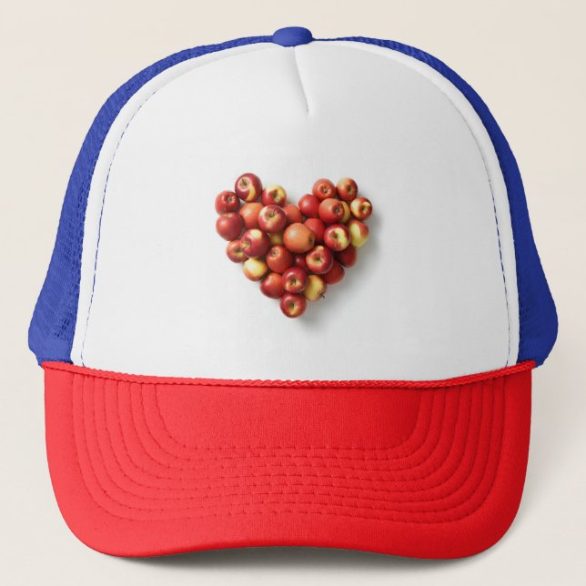 Apple Heart Trucker Hat (Front)