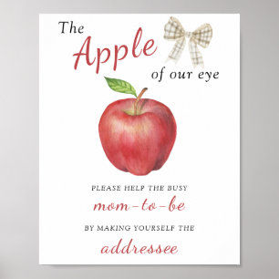 Apple - Help the Busy Mom-to-Be Addressee Poster