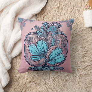 Apple in Crystal Lace AI art  Cushion