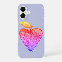 Apple in heart shape