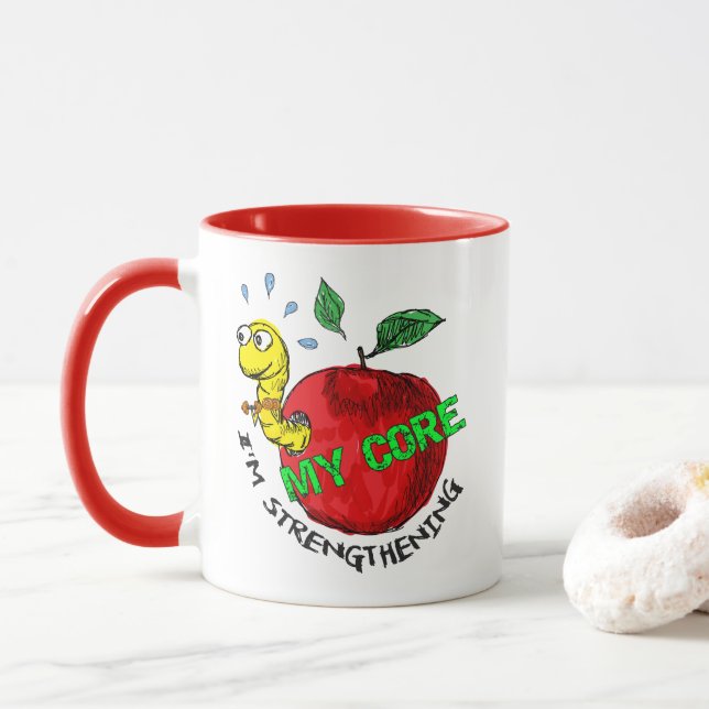 Apple invader mug (With Donut)