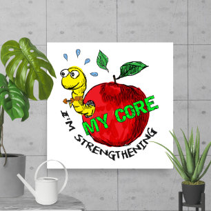 Apple invader poster