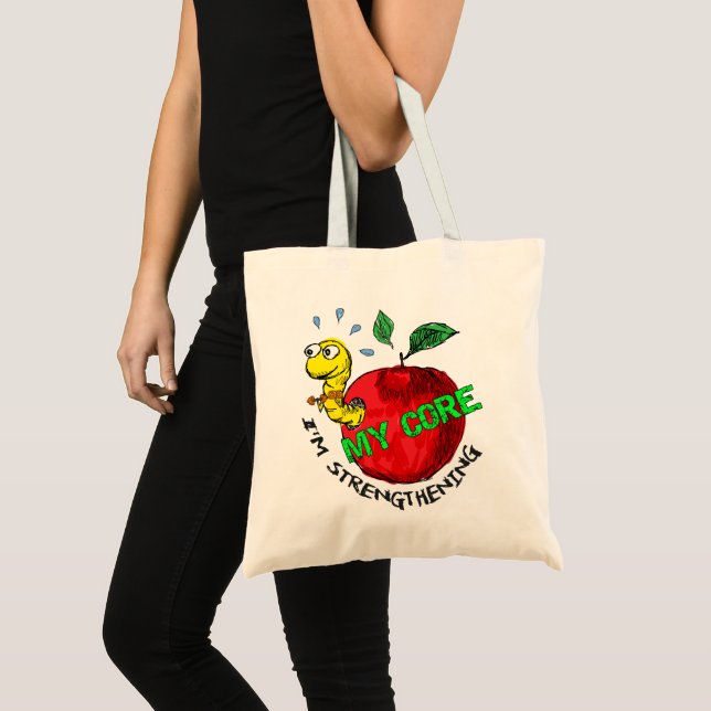 Apple invader tote bag (Front (Product))