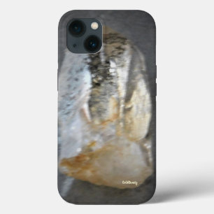apple iphone13 case gold quartz crystal design