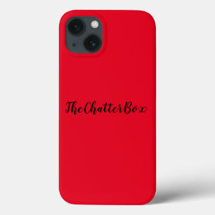 apple iphone 13 case  CHATTERBOX art and design