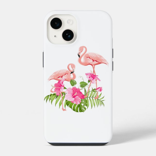 Apple iPhone 14 Case-Flamingo  Case (Back)