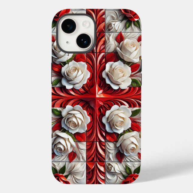 Apple iPhone 14 Case-Mate English Roses Case (Back)
