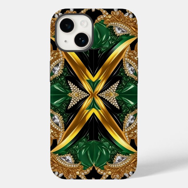 Apple iPhone 14 Case-Mate Jamaica Colours Case (Back)