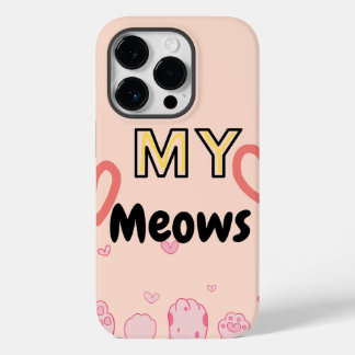 Apple iphone 14pro case kitty paws