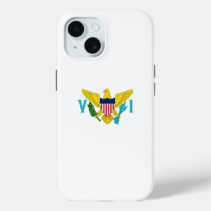 Apple iPhone 15 Case-Mate, US Virgin Islands flag Case