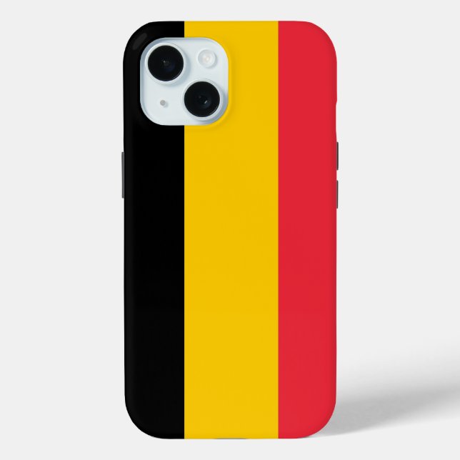 Apple iPhone 15 Case-Mate with Belgium flag Case (Back)