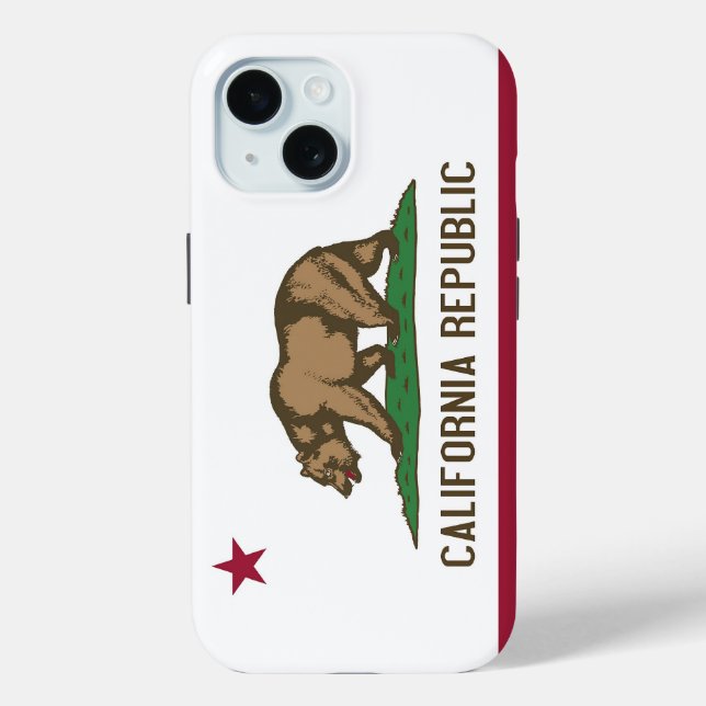 Apple iPhone 15 Case-Mate with California flag Case (Back)