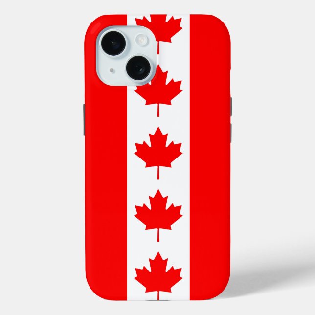 Apple iPhone 15 Case-Mate with Canada flag Case (Back)