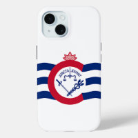 Apple iPhone 15 Case-Mate with Cincinnati flag