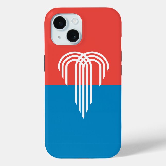 Apple iPhone 15 Case-Mate with Kansas City flag Case (Back)