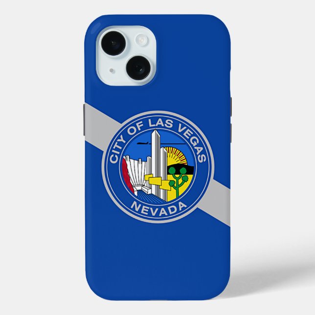 Apple iPhone 15 Case-Mate with Las Vegas flag Case (Back)