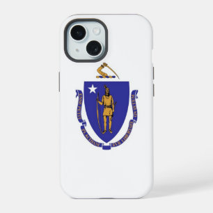 Apple iPhone 15 Case-Mate with Massachusetts flag Case