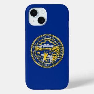 Apple iPhone 15 Case-Mate with Nebraska flag Case