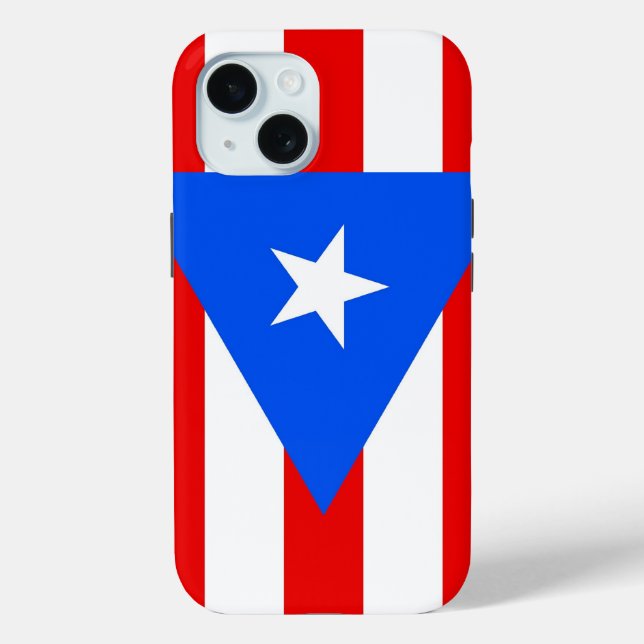 Apple iPhone 15 Case-Mate with Puerto Rico flag Case (Back)