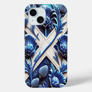 Apple iPhone 15 Case-Mate with Scottish Thistles Case